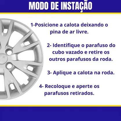 Jogo Calota Aro 15 Sandero Logan Após 2020