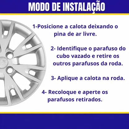 Jogo Calota Aro 15 Sandero Logan Após 2020
