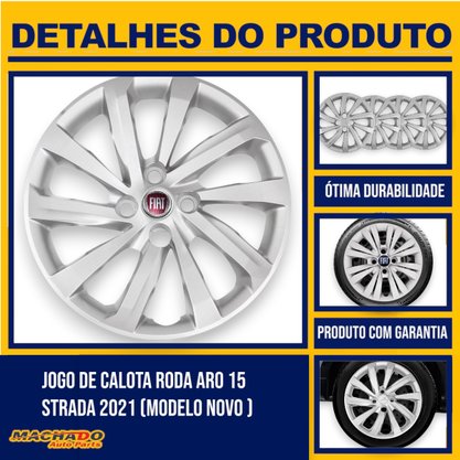 Jogo Calota Aro 15 Strada Todas Após 2021