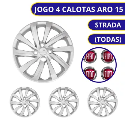 Jogo Calota Aro 15 Strada Todas Após 2021