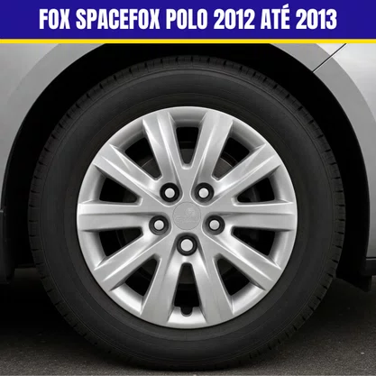 Jogo Calota Aro 15 VW Fox Spacefox Polo 2012 Até 2013