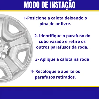 Jogo Calota Aro 16 Fiat Toro 2021 