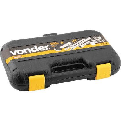 Jogo De Soquete Encaixe 1/2"  10mm A 32mm Com 18 Peças VONDER