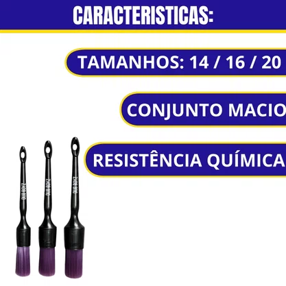 Kit 3 Pinceis Drush Dub Boyz