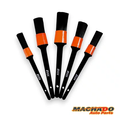 Kit 5 Pincéis Para Detalhamento Externos EVOX