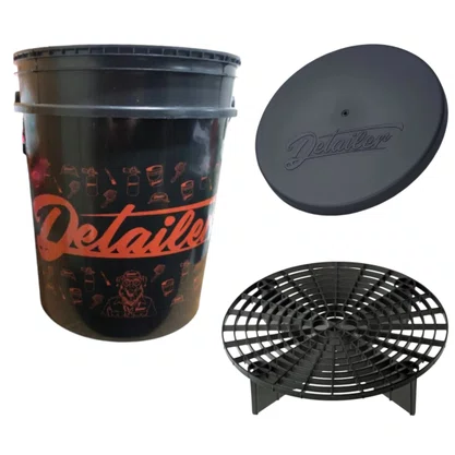 Kit Balde Separador De Particulas, Grelha Inclinada E Tampa