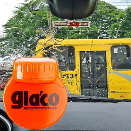 Kit Chuva Zero Glaco Big 120ml SOFT99 + Toalha Microfibra De Secagem VONIXX