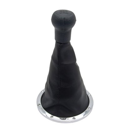 Kit Coifa Com Bola De Cambio Com Aro Cromado Gol G3 99/05