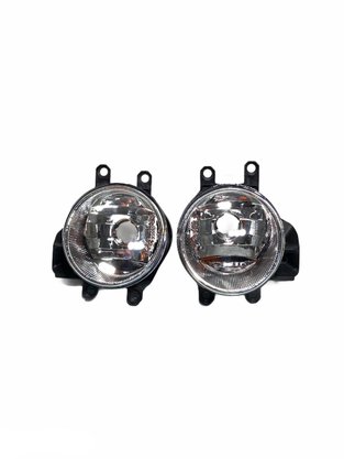 Kit Farol Auxiliar Milha Corolla 2014 a 2017 Com Molduras Cromado Com Botao Modelo Original 
