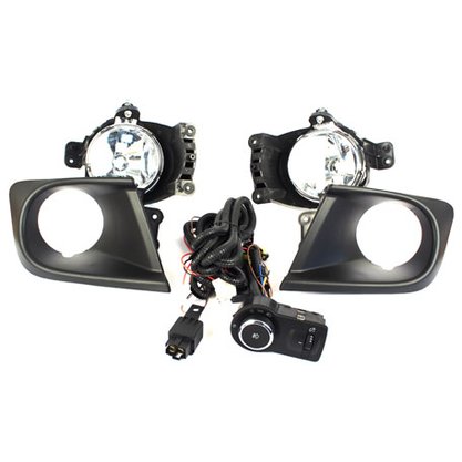 Kit Farol Auxiliar Milha Onix Prisma LT LS 2014 a 2019 Com Molduras   