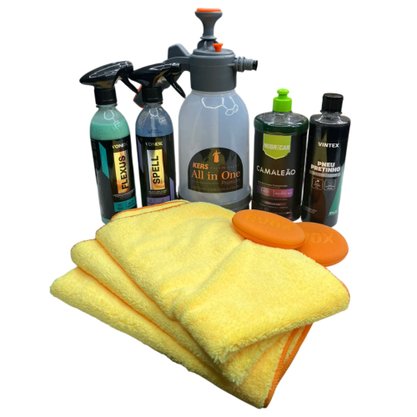 Kit Limpeza e Proteção Automotiva - Verão na Praia