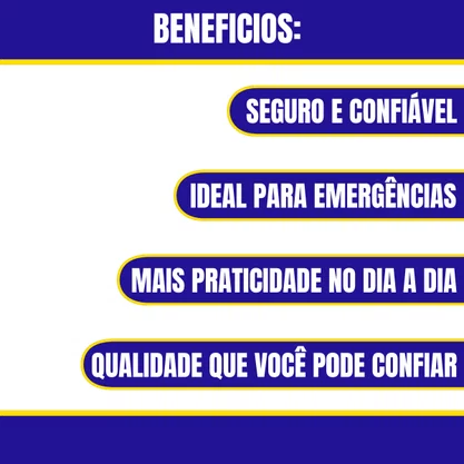 KIT Reparador P/ Remendo De Pneus 8 Pecas