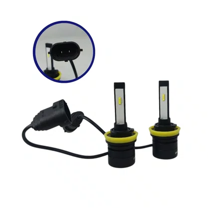 Lampada Automotiva Headlight Nano S14 Led 12V 6000K H3 Com 2 Unidades