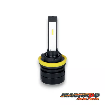 Lampada Automotiva Headlight Nano S14 LED 12V 6000K H8 H9 H11 H16-2 Com 2 Uidades