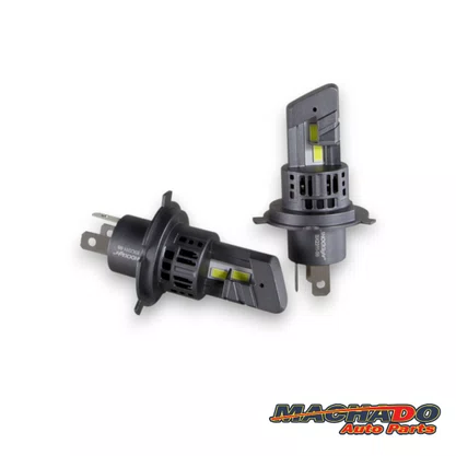 Lampada Automotiva Headlight Nano S14X LED 12V 6500K H4/H19 Com 2 Unidades