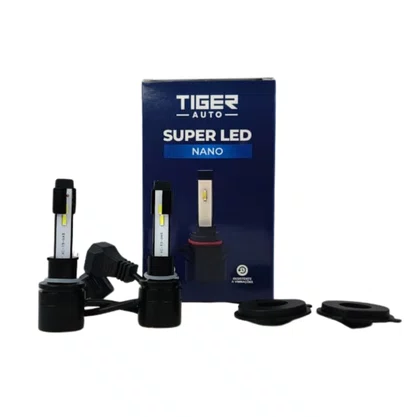 Lampada Automotiva Nano Tiger Led 12V 6000K H4 Com 2 Unidades