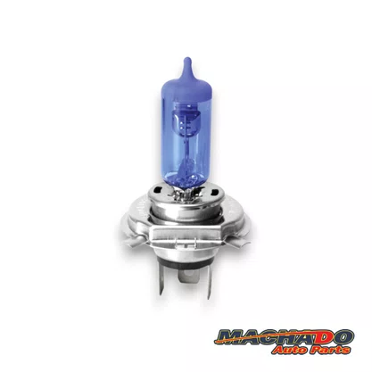 Lampada Farol H4 60/55W Super Branca 8500K 12V
