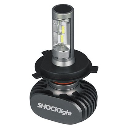 Par Lampada Farol H4 Ultraled 12v 6000k 50w 5000lm SHOCKLIGHT 