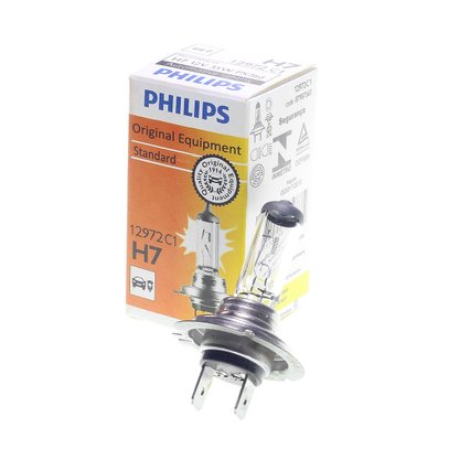 Lampada Farol H7 Original 55W 12V PHILIPS 1 Unidade