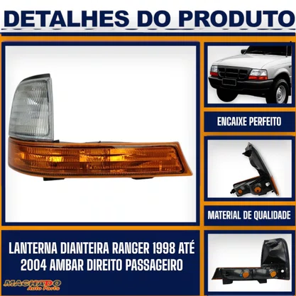 Lanterna Dianteira Ranger 1998 a 2004 Âmbar Direita FITAM