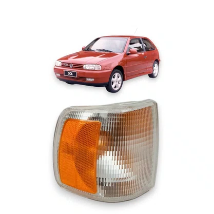 Lanterna Pisca Dianteira Gol Voyage Parati Saveiro 1991 a 1996 Cristal Com Ambar Direita FITAM