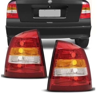 Lanterna Traseira Astra Sedan 1998 a 2002 Tricolor Direita Caroneiro