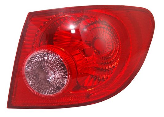 Lanterna Traseira Corolla 2005 a 2008 Ré Rosada Canto Direita Caroneiro