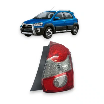 Lanterna Traseira Etios Hatch Cross e Platinum 2013 a 2020 Ré Cristal Direita - FITAM
