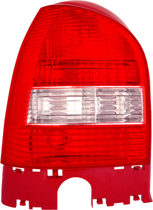 Lanterna Traseira Gol G3 1999 Até 2004 Carcaça Vermelha Ré Cristal Esquerda Motorista COFRAN