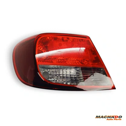 Lanterna Traseira Gol G5 2008 a 2012 Vermelho Escuro com Neblina Lado Esquerdo FITAM   