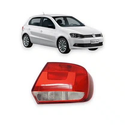 Lanterna Traseira Gol G6 2012 a 2016 Modelo Escuro Bicolor Lado Direito - FITAM Mod. CIBIÉ