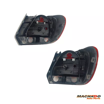 Lanterna Traseira Gol G6 2012 a 2018 Escuro Bicolor Lado Esquerdo Motorista - FITAM Modelo Hella