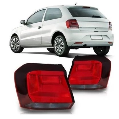 Lanterna Traseira Gol G7 G8 2016 a 2023 Borda Fume Esquerda Motorista