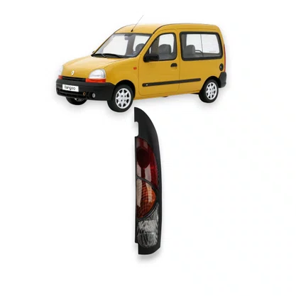 Lanterna Traseira Kangoo 1998 a 2007 Marco Preto 2 Portas Traseiras Lado Direito Passageiro - FITAM