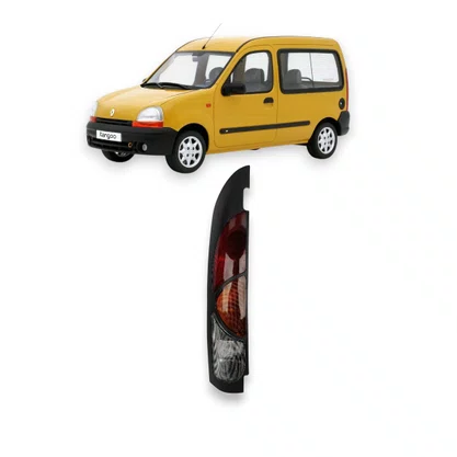Lanterna Traseira Kangoo 1998 a 2007 Marco Preto 2 Portas Traseiras Lado Esquerdo Motorista - FITAM