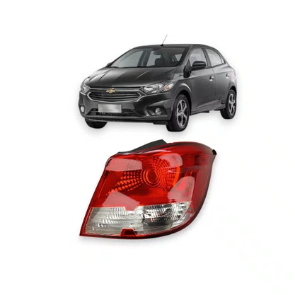 Lanterna Traseira Onix 2012 a 2016 e Joy 2017 a 2019 Bicolor Ré Cristal Lado Direito - FITAM