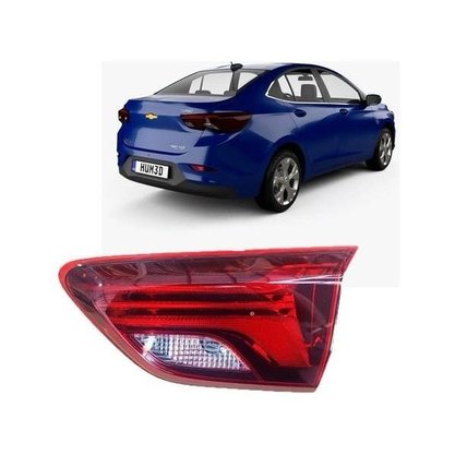 Lanterna Traseira Onix Sedan 2020 a 2025 Bicolor Tampa Sem Led Direito Caroneiro