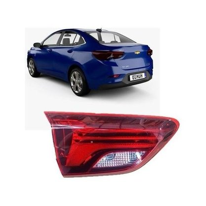 Lanterna Traseira Onix Sedan 2020 a 2025 Bicolor Tampa Sem Led Esquerdo Motorista