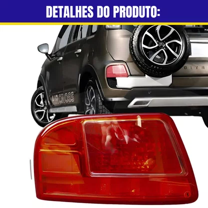 Lanterna Traseira Parachoque C3 AirCross Picasso 2010 a 2015 Lado Esquerdo Motorista - FITAM