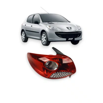 Lanterna Traseira Peugeot 207 Hatch 2011 a 2015 Lado Esquerdo Motorista - FITAM