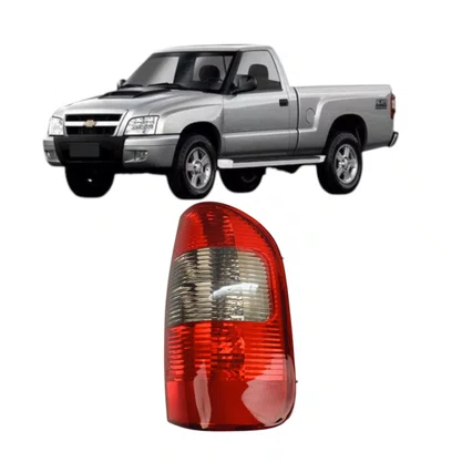 Lanterna Traseira S10 2001 a 2008 Fumê Lado Direito Passageiro - FITAM