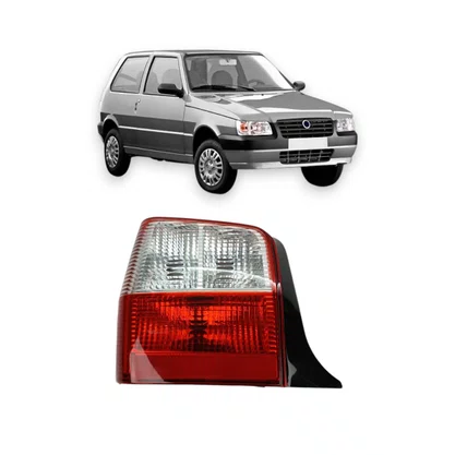 Lanterna Traseira Uno 2004 a 2010 Lado Esquerdo Motorista FITAM