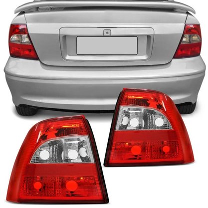 Lanterna Traseira Vectra 2000 a 2005 Bicolor Esquerda Motorista