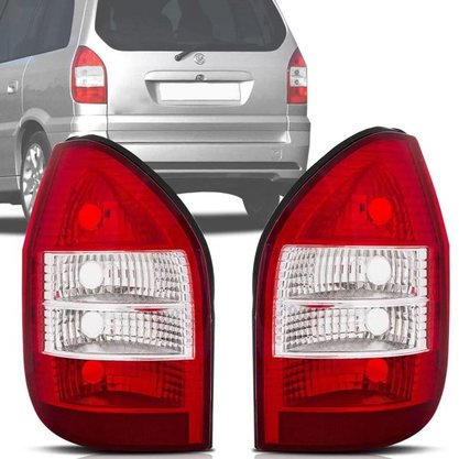 Lanterna Traseira Zafira 1999 a 2003 Bicolor Direita Caroneiro