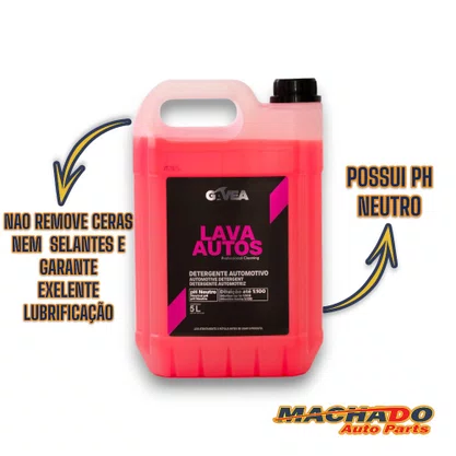 Lava Autos Detergente Automotivo Neutro 5L GAVEA