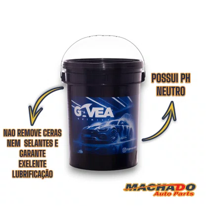 Lava Autos Detergente Automotivo Neutro Com Balde 20L GAVEA