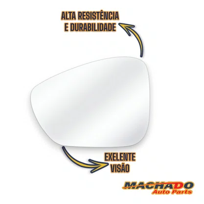 Lente C/ Base Refil Retrovisor C3 Picasso Aircross Esquerdo