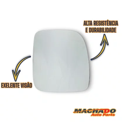 Lente C/ Base Refil Retrovisor Fiorino 2012 a 2013 Direito