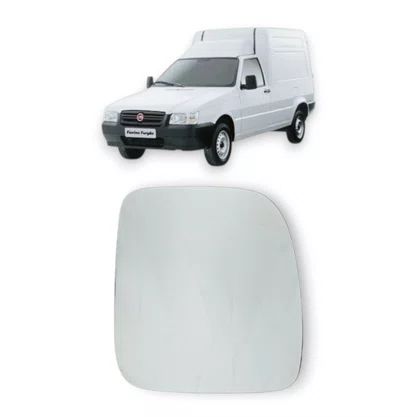 Lente C/ Base Refil Retrovisor Fiorino 2012 a 2013 Direito