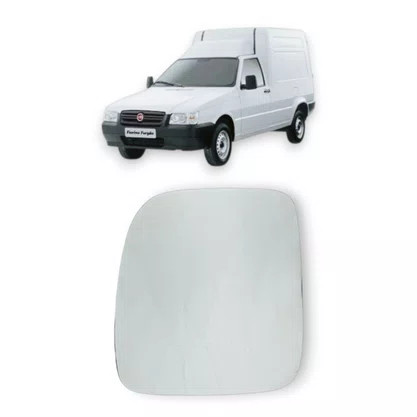 Lente C/ Base Refil Retrovisor Fiorino 2012 a 2013 Esquerdo
